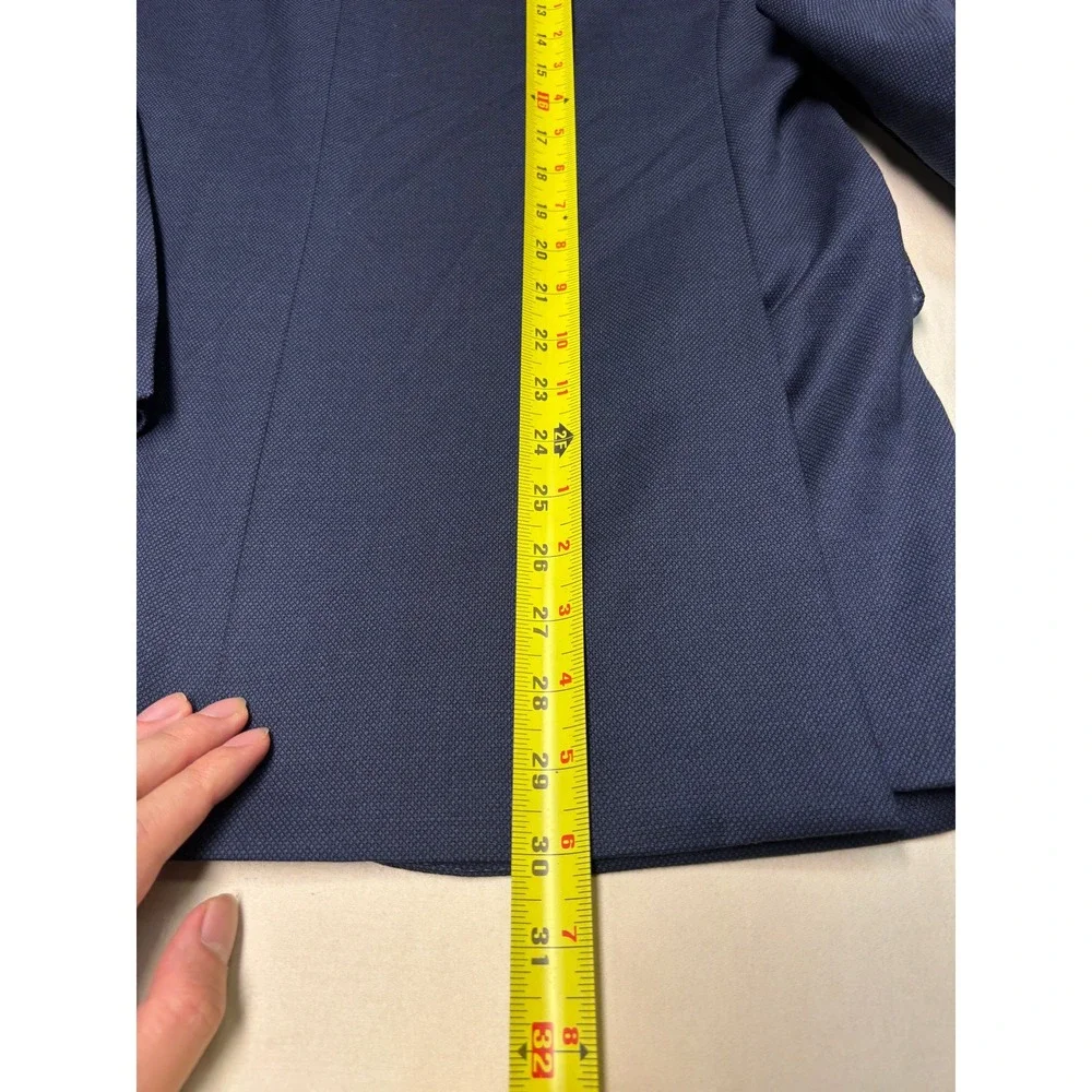 Jos. A. Bank 1905  Navy Blue Birds Eye Wool Blazer Mens 44R